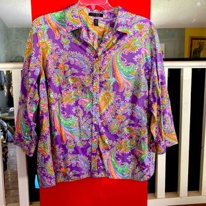 Womens floral shirt